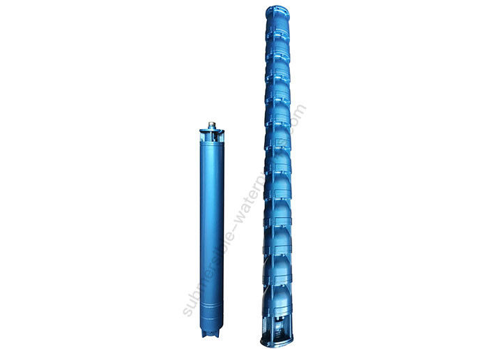 11 Stages Deep Well Submersible Pump 8 Inch 63m3/H 154m Cast Iron Material
