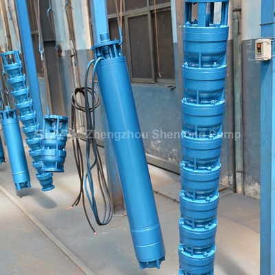 Agricultural 25kw 3 phase ac multistage irrigation borehole submersible water pump 200m deep well