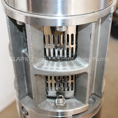 Robust salt water submersible pump for coastal aquaculture offering stable flow rates and head performance