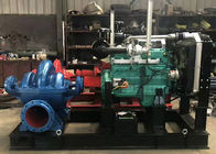 Large Capacity Horizontal Centrifugal Split Case Water Pump Powered Diesel Engine