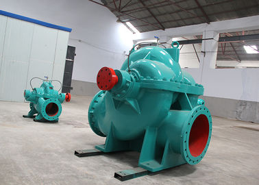 Electric / Diesel Engine Double Suction Split Case Pump Horizonal Installation