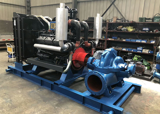 Horizontal Double Suction Vertically Split Casing Water Pump Power Station Diesel Engine