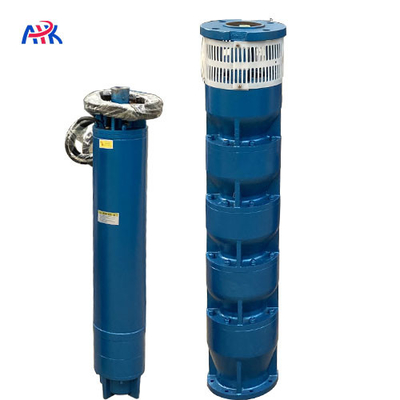 Cast Iron Vertical Submersible Water Pump 80m Head 200m3/h Flow 100hp