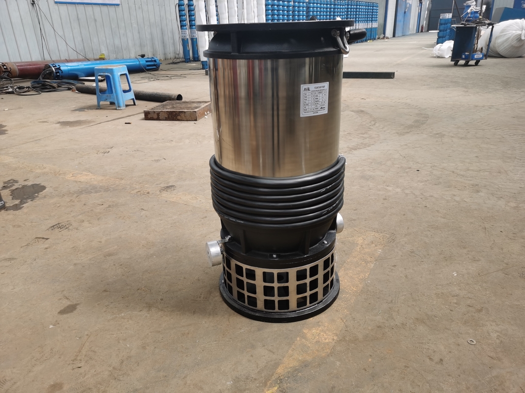 Large flow drainage Pump with multiple buy backs used by customers for fish farming