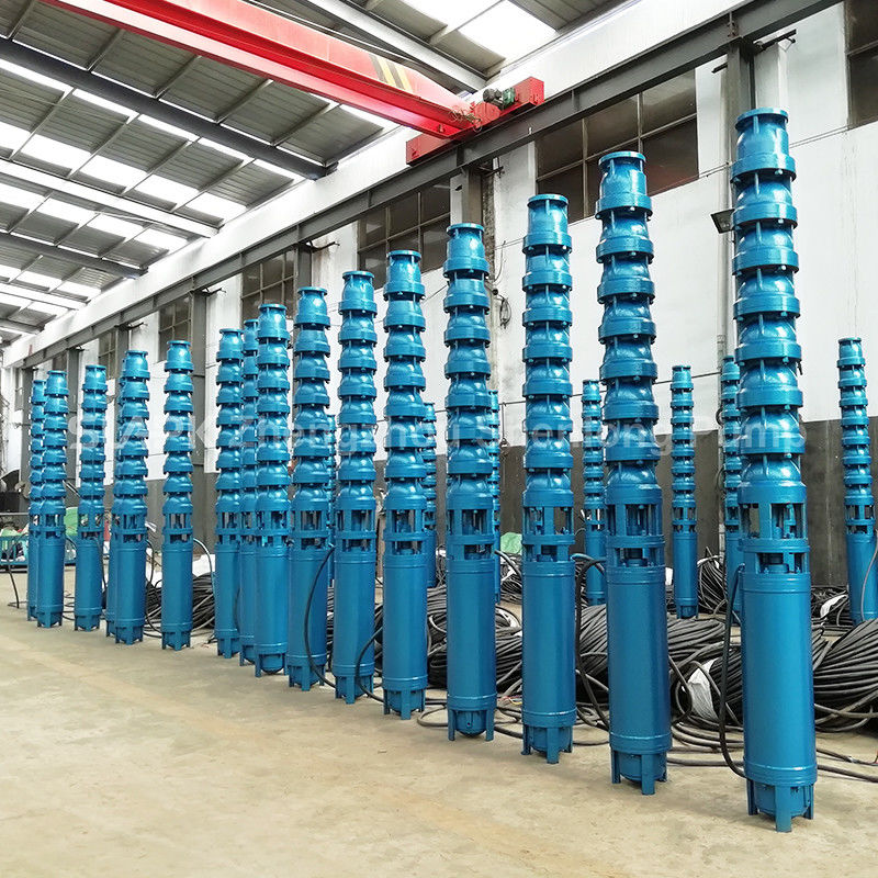 22kW Cast Iron Multistage Submersible Deep Well Pump for High Flow Water Extraction