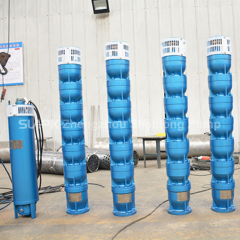 22kW Cast Iron Multistage Submersible Deep Well Pump for High Flow Water Extraction