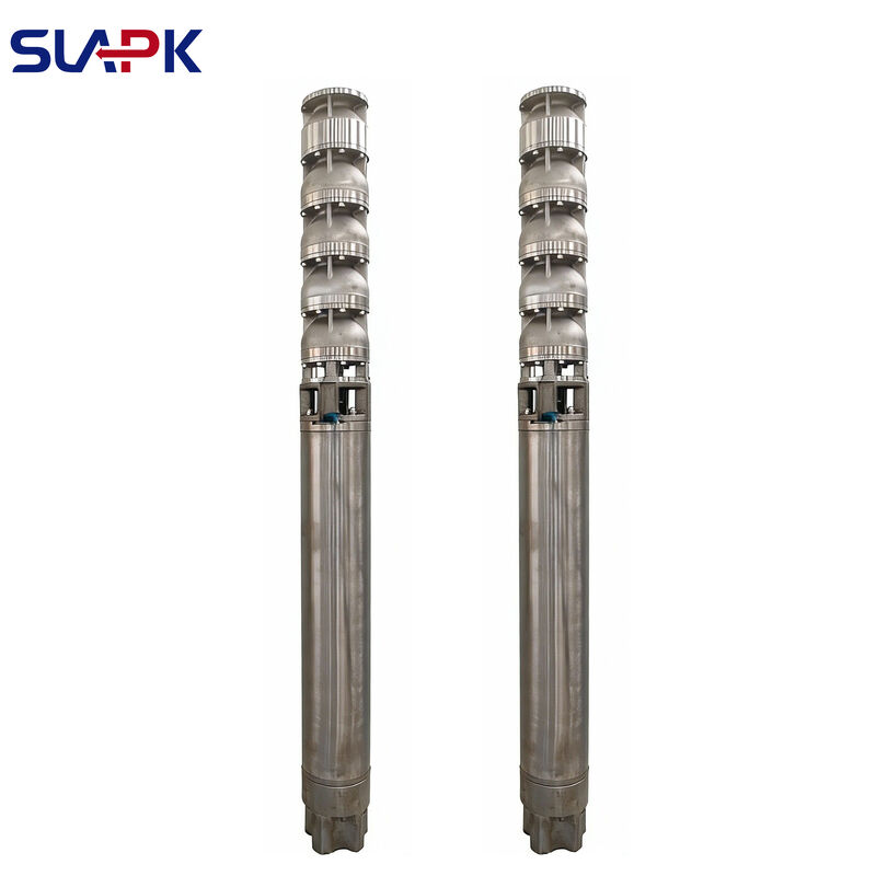 Stainless Steel Submersible Pump 250m Head High-Pressure Electric Deep Well Pump for Industrial Applications Corrosion Resistant