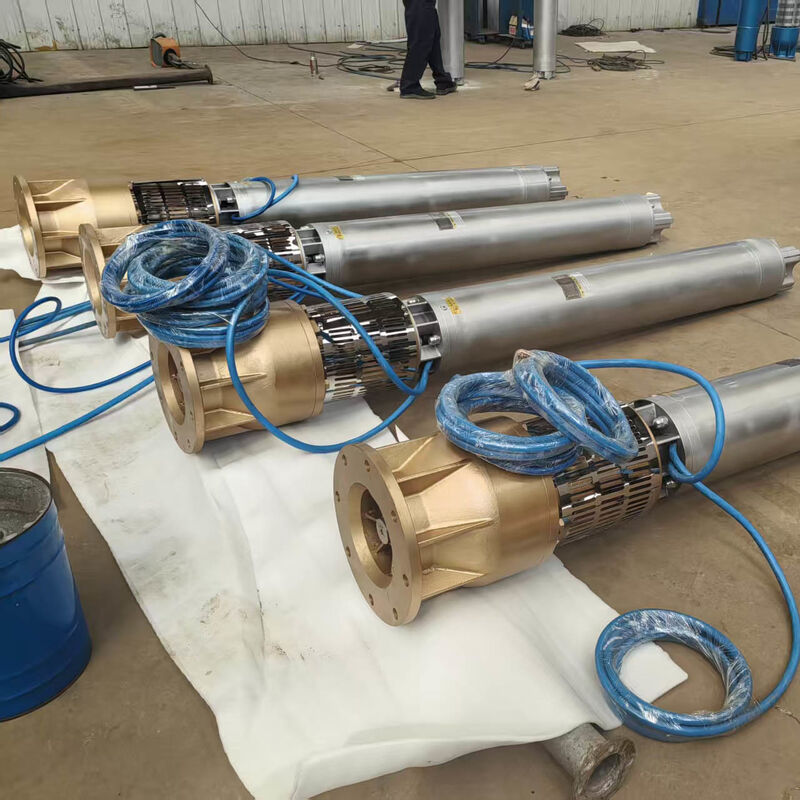 250QJH108-240-132KW Cast Stainless Steel Submersible Pump with 240m Head for Seawater Intake