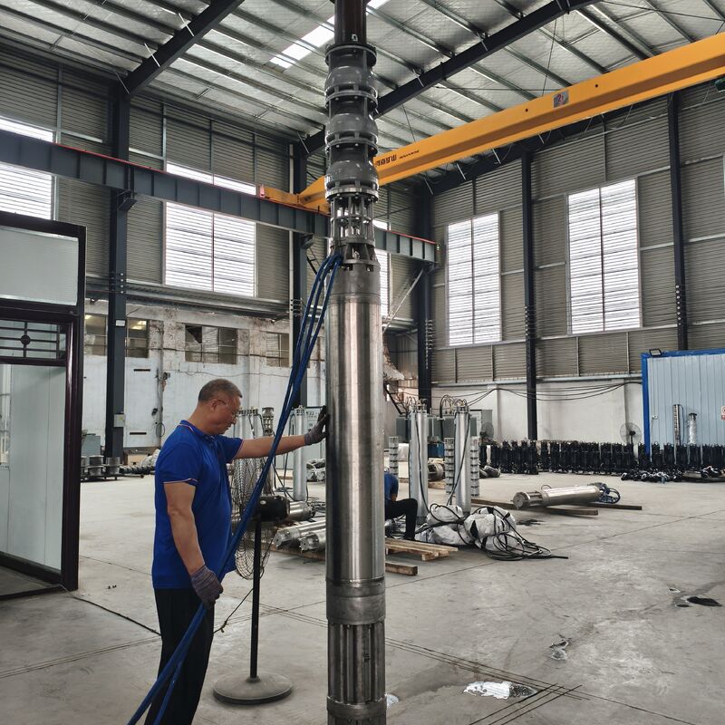 300QJH400-80/2-150KW Stainless Steel Deep Well Submersible Pump Corrosion Resistant Water Supply Solution for Offshore Platforms