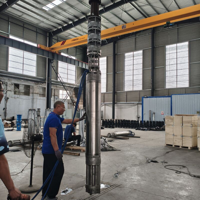 300QJH400-80/2-150KW Stainless Steel Deep Well Submersible Pump Corrosion Resistant Water Supply Solution for Offshore Platforms
