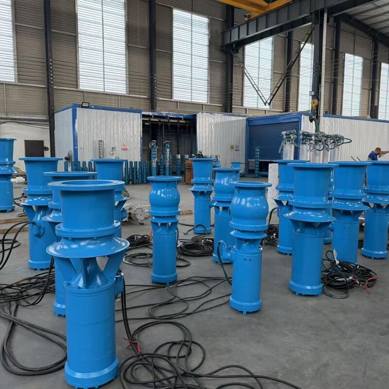 45kW Submersible Axial Flow Pump with 1300 m³/h Flow and 8m Head for High-Flow Drainage