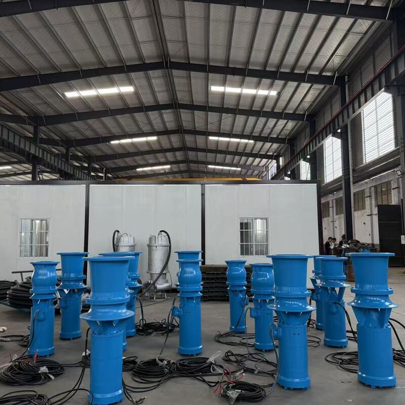45kW Submersible Axial Flow Pump with 1300 m³/h Flow and 8m Head for High-Flow Drainage