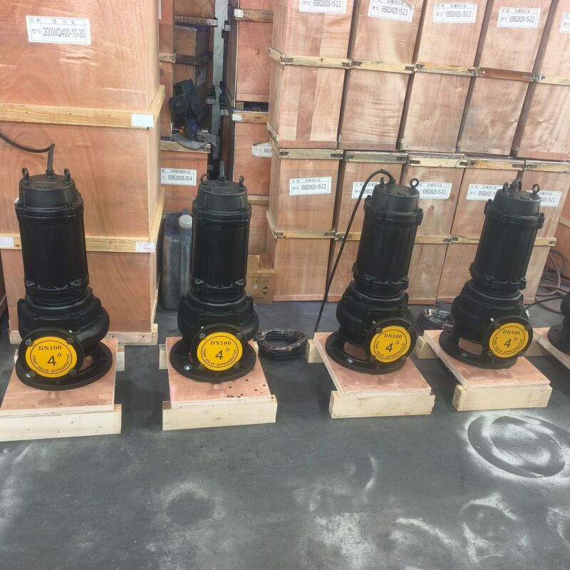 100WQ80-20-7.5kW Submersible Sewage Pump with 80m³/h Flow, 20m Head and 7.5kW Motor for Wastewater Drainage