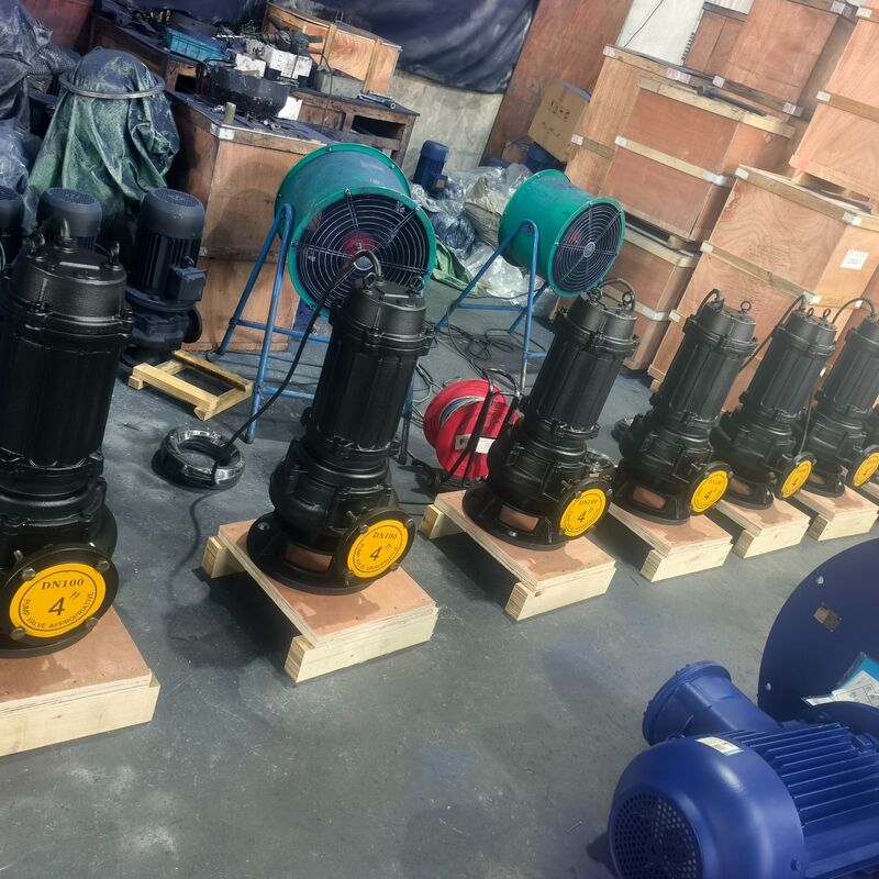100WQ80-20-7.5kW Submersible Sewage Pump with 80m³/h Flow, 20m Head and 7.5kW Motor for Wastewater Drainage