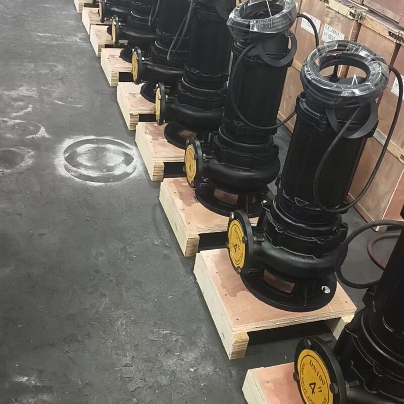 100WQ80-20-7.5kW Submersible Sewage Pump with 80m³/h Flow, 20m Head and 7.5kW Motor for Wastewater Drainage