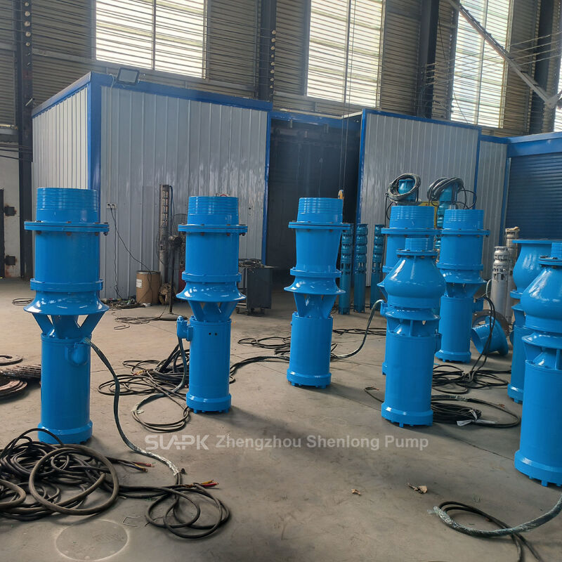 QSZ and QSH High-Flow Submersible Axial and Mixed Flow Pumps with 260-2,880 m³/h Flow and 7.5-55 kW Power