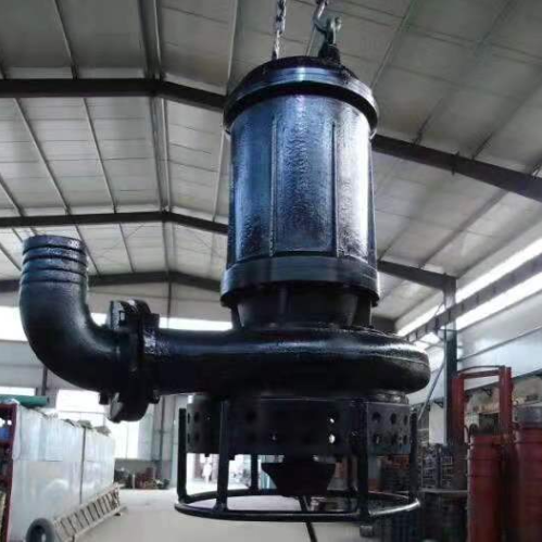 15 kW Submersible Slurry Pump with DN100 Discharge Outlet and High-Chrome Alloy for Abrasive Slurry Handling