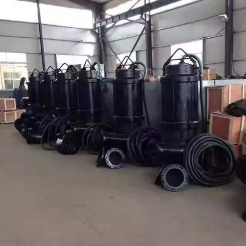 15 kW Submersible Slurry Pump with DN100 Discharge Outlet and High-Chrome Alloy for Abrasive Slurry Handling