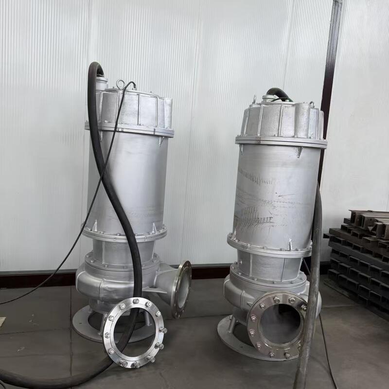 316 Stainless Steel Submersible Sewage Pump with 1000 m³/h Flow and 2205 Duplex Stainless Steel Shaft for Wastewater