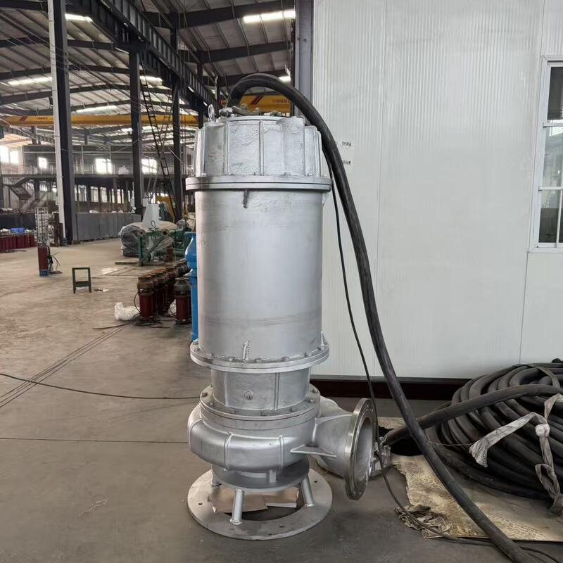 316 Stainless Steel Submersible Sewage Pump with 1000 m³/h Flow and 2205 Duplex Stainless Steel Shaft for Wastewater