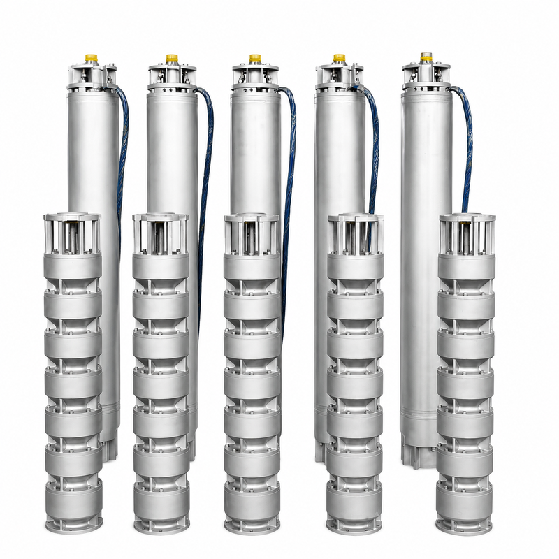 75KW Stainless Steel Submersible Seawater Pump with 300 m3/h Flow Rate for Deep Well Applications