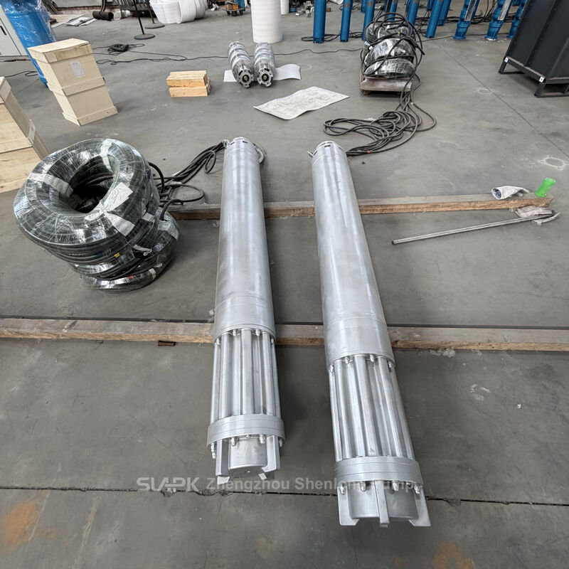 Stainless Steel Submersible Well Pump with 252 m³/h Flow Rate, 170 m Head, and 185 kW Power