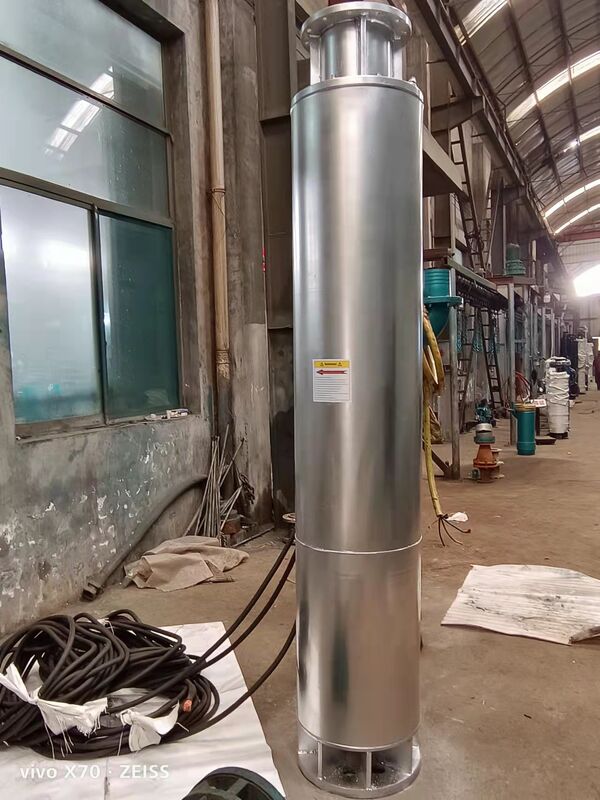 WQD450-35-75KW Multistage Bottom Suction Submersible Sewage Pump with 450 m³/h Flow Rate and 35 m Head