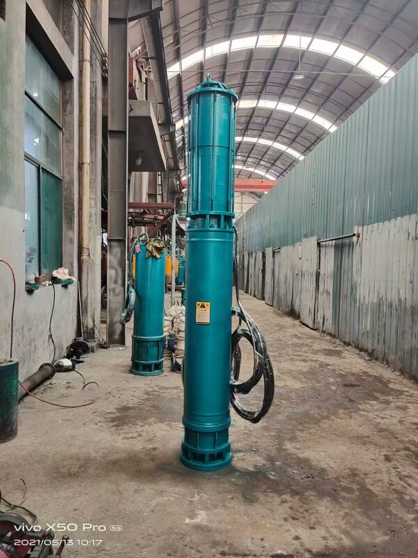 WQD450-35-75KW Multistage Bottom Suction Submersible Sewage Pump with 450 m³/h Flow Rate and 35 m Head