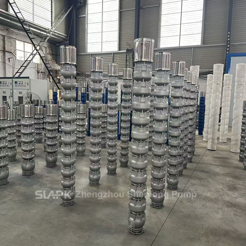Stainless Steel Deep Well Pump with 90 kW Motor and 140 m³/h Flow for High-Capacity Water Transfer