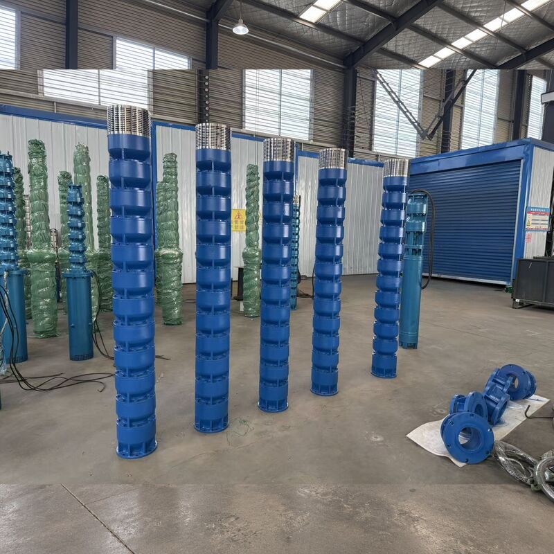 300KW High-Voltage Submersible Water Pump for Bauxite Mine Dewatering with Stainless Steel Impellers