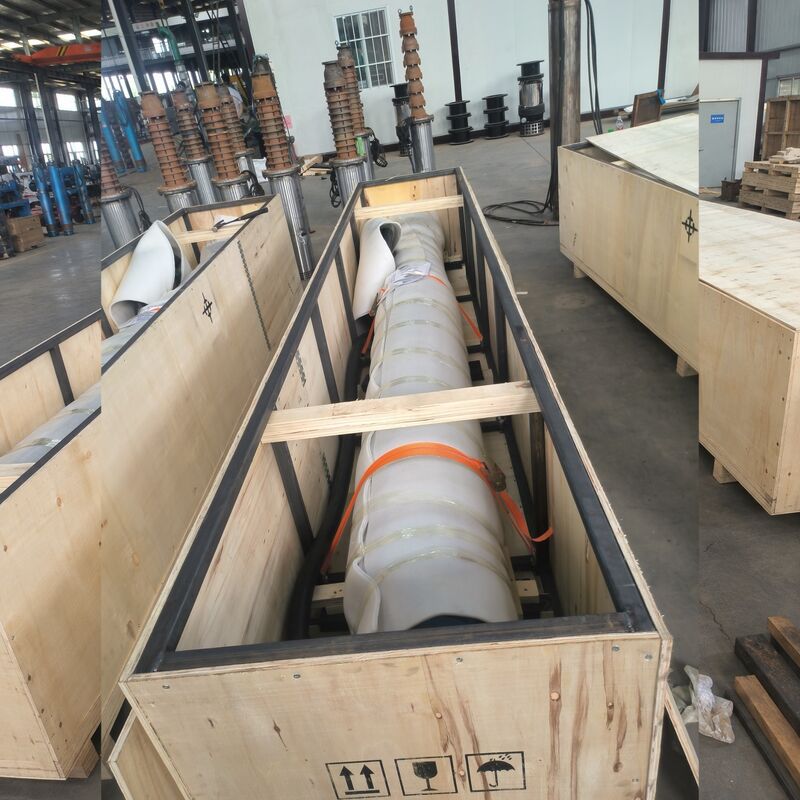 300KW High-Voltage Submersible Water Pump for Bauxite Mine Dewatering with Stainless Steel Impellers