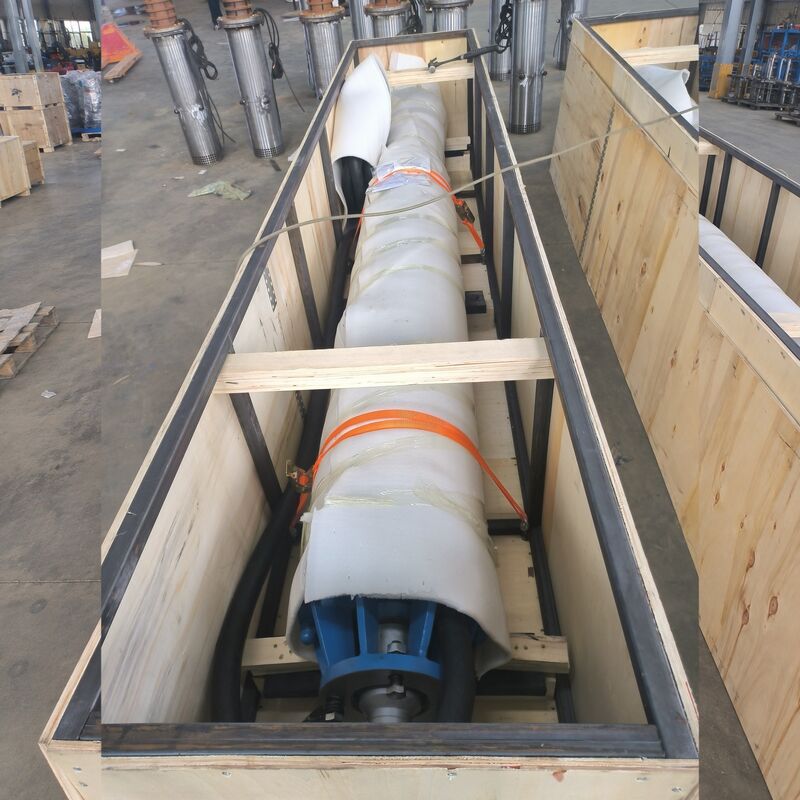 300KW High-Voltage Submersible Water Pump for Bauxite Mine Dewatering with Stainless Steel Impellers