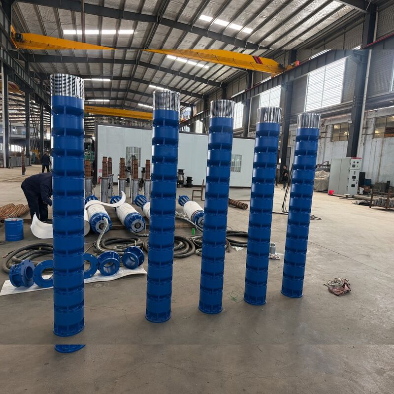 300KW High-Voltage Submersible Water Pump for Bauxite Mine Dewatering with Stainless Steel Impellers