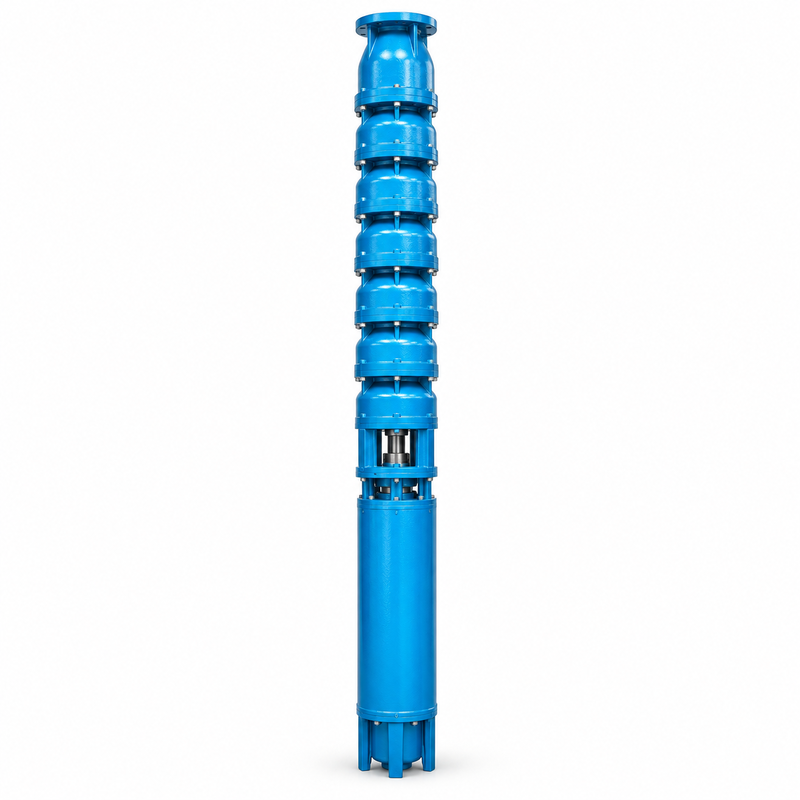 15kW Motor Deep Well Submersible Pump with 3-Inch Outlet and 50-60m Head for Borehole Water Extraction