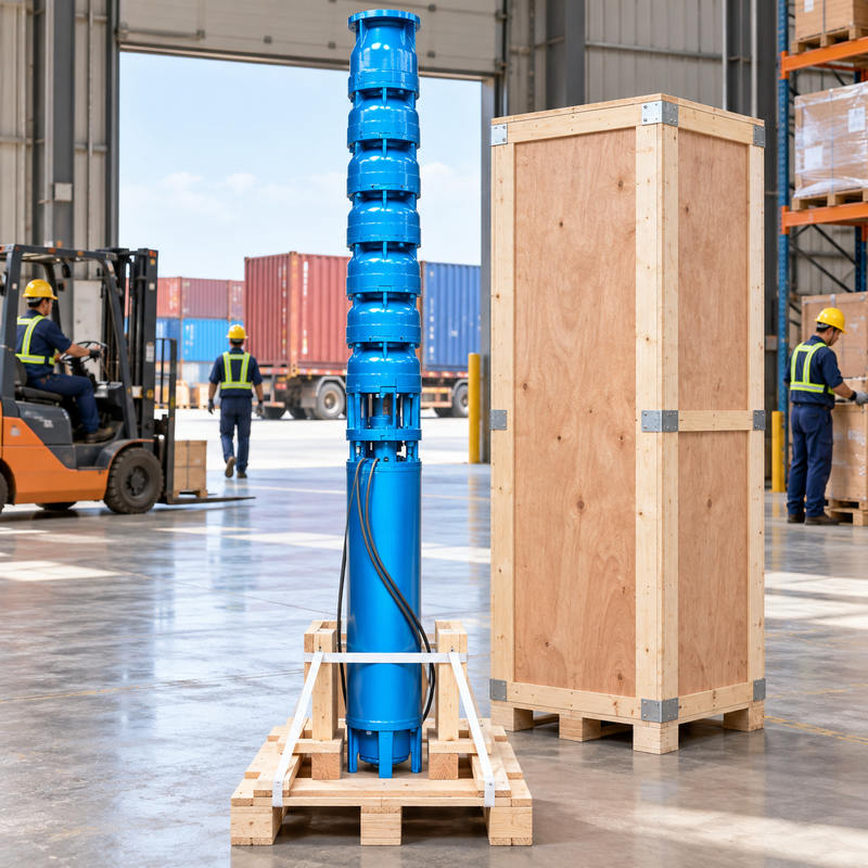 22kW Motor Deep Well Submersible Pump with 72-108m Head and 3-Inch Outlet for Borehole Extraction