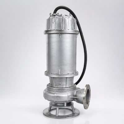 316 Stainless Steel Submersible Sewage Pump with 1000 m³/h Flow and 2205 Duplex Stainless Steel Shaft for Wastewater