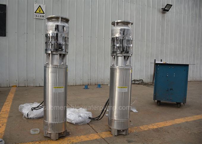 Stainless Steel Deep Well Submersible Pump 250m 300m Bore Water Head ...